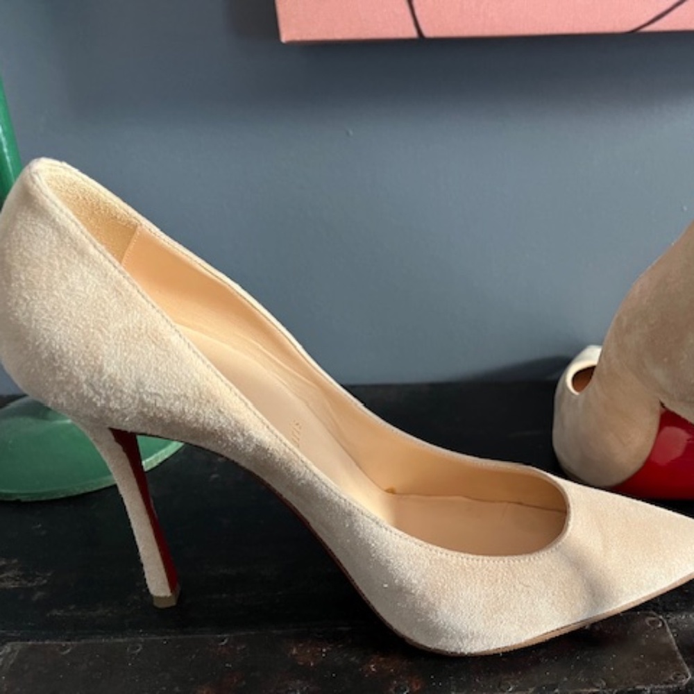 Christian Louboutin Suede Kate Stiletto